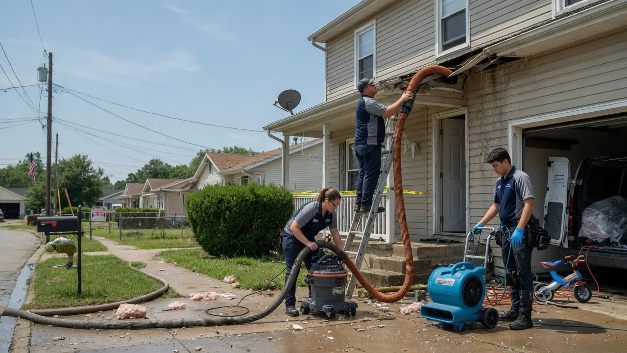 Water Damage Restoration in Mentcle, PA near me